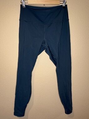 Lululemon High Rise Ankle Leggings Blue/Green Full Length Women